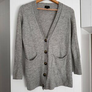 EUC 100% Cashmere J Crew Cardigan With Pockets